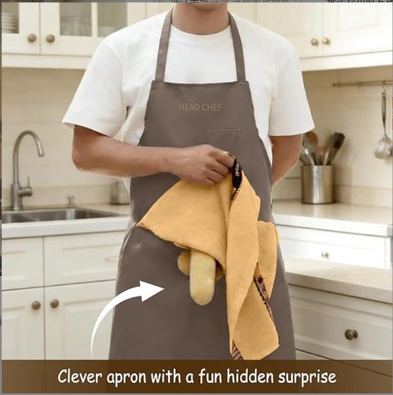 Stop Scrolling – This Is The One: Chef’s Prank Apron Creative Prank Aprons for Men Funny