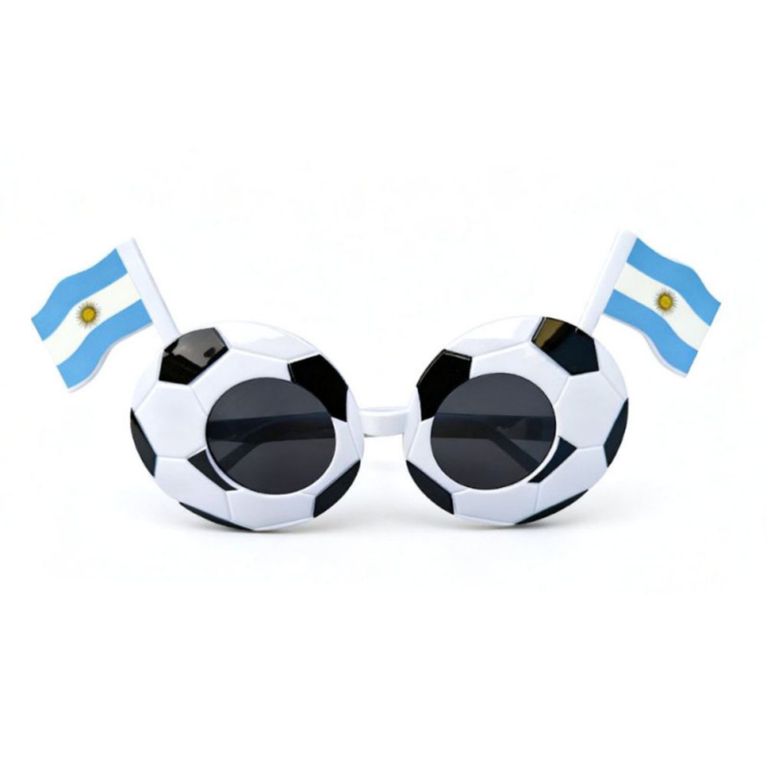 Soccer Pattern Glasses with National Flag Design Football Fan Party Sunglasses