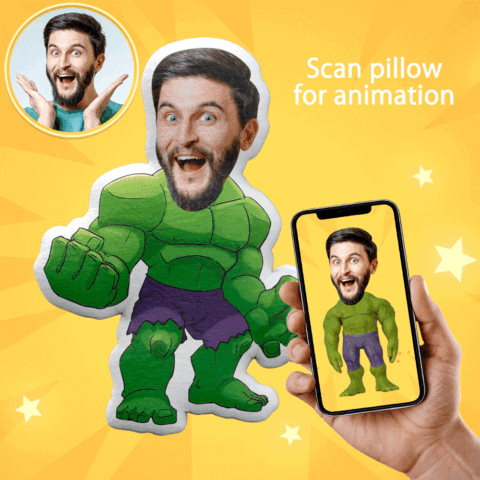 Body Pillow My Face Doll Custom Dolls Hulk Photo Pillow MiniMe