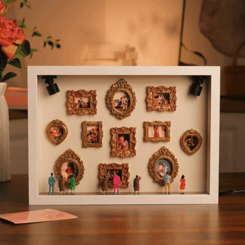Open Slowly. Tears Likely.: Museum of Us Frame Personalized Couples Gift for Her Cute