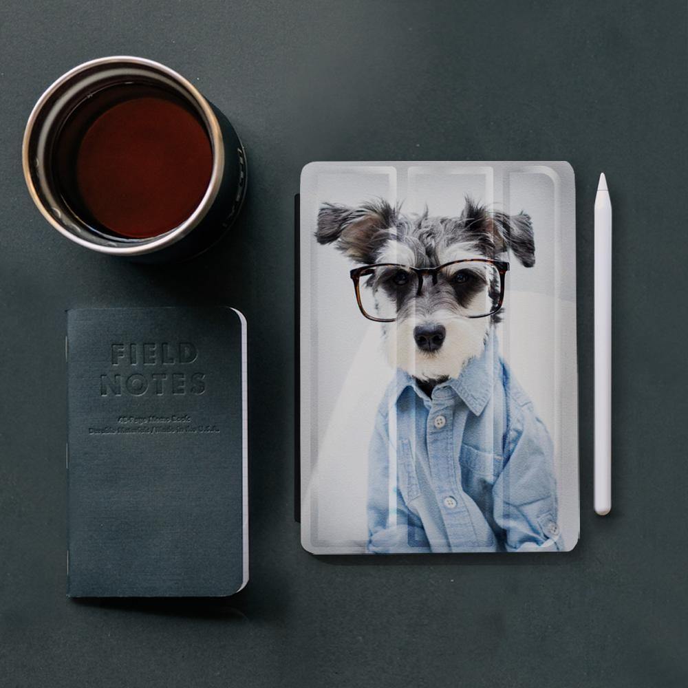 Made for one person in the world – them: Custom Photo Protective iPad Case Black – iPad