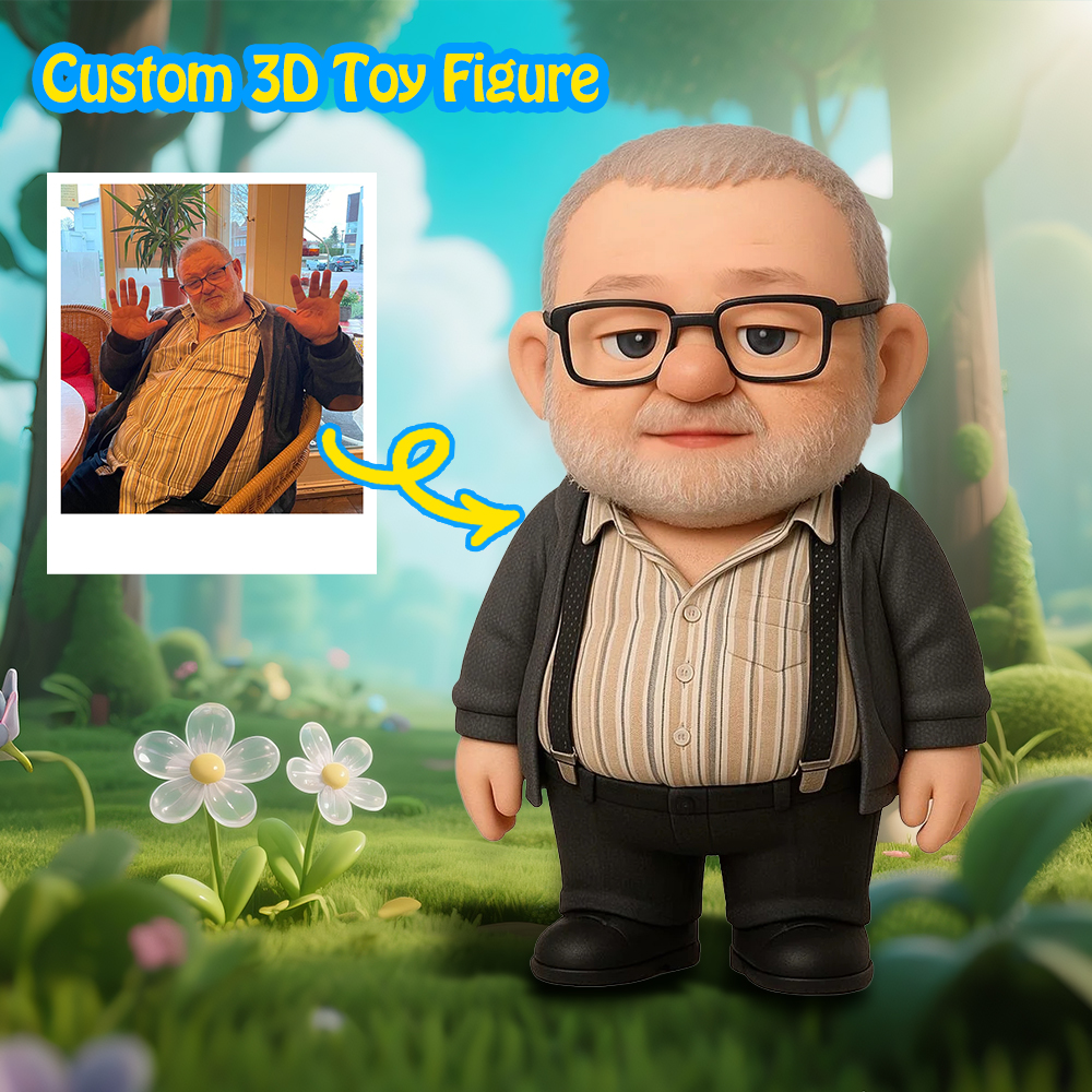 Personalized 3D Action Figure Turn Your Photo into a Unique Father’s