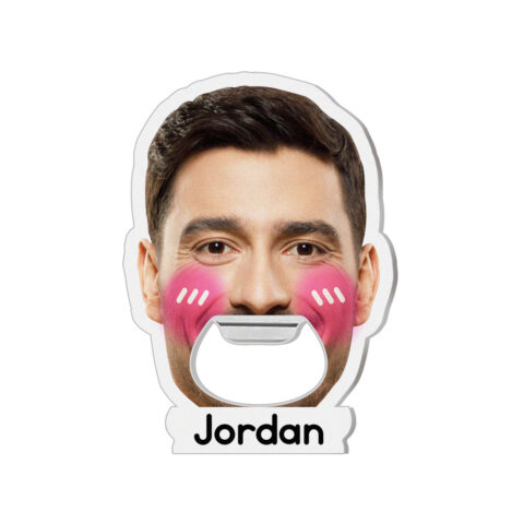 Custom Face Unique Funny Bottle Opener Personalized Engraved Name Metal Bottle