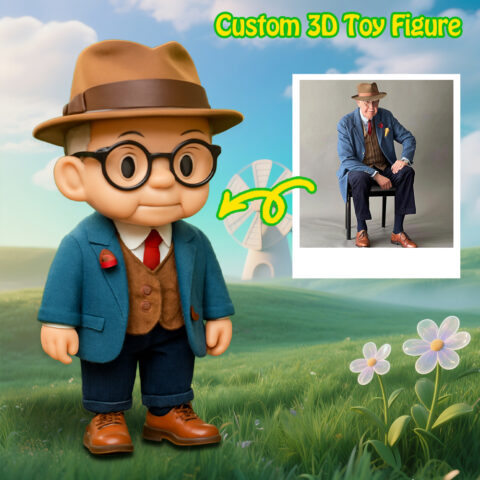 Custom 3D Action Figure From Your Photo Personalized Toy Figure
