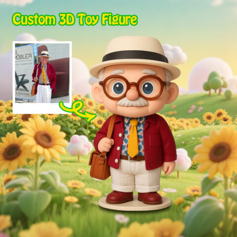 Personalized 3D Action Figure Turn Your Photo into a Unique Father’s
