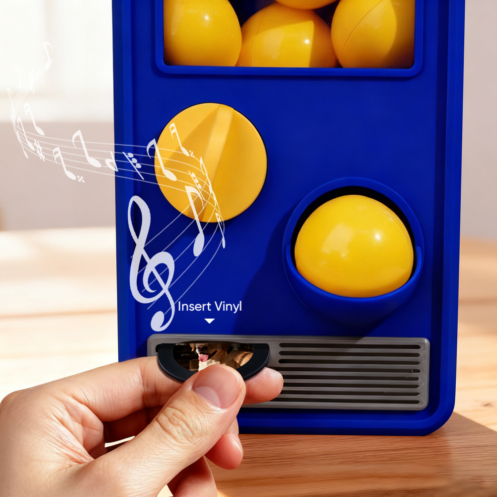 Personalized Music and Photo Music Gachapon Machine Custom Song Mini Record