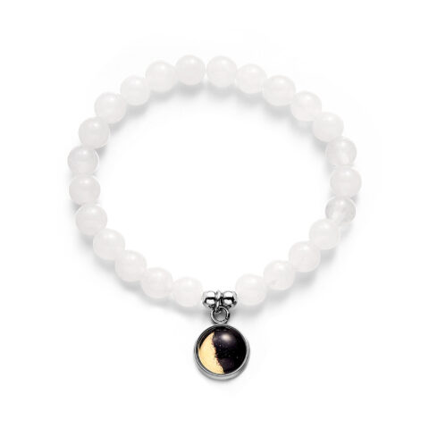 The daily reminder they can actually wear: Custom Moon Phase Beads Bracelet Luminous