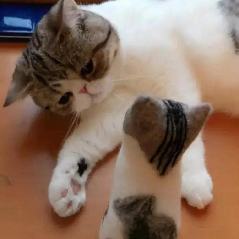 Stop Scrolling – This Is The One: Custom Handmade Wool Needle Felted Cat Body, Cat
