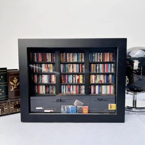 Anxiety Bookcase Black Shake Away Your Anxiety Stress Relief Toys Room