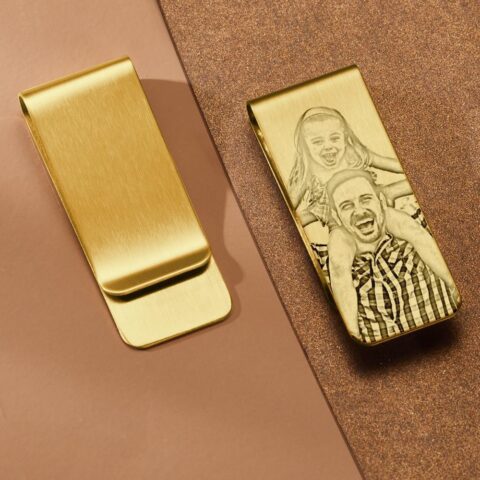 Custom Metal Money Clips Custom Your Photo Gift For Father Lover