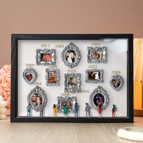 Custom Photo & Year Museum of Us Frame Gift for Someone