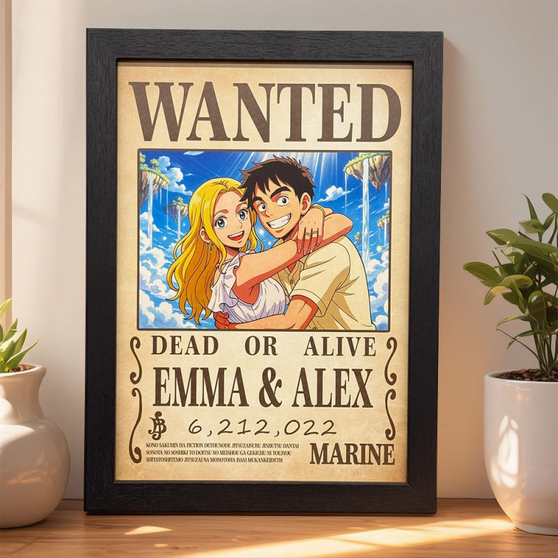 The gift that gets remembered long after the wrapping paper: Custom Anime Bounty Couple