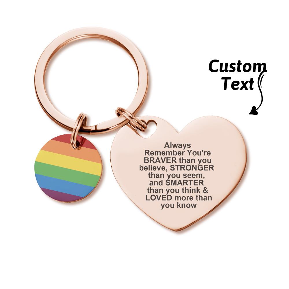 Open Slowly. Tears Likely.: Custom LGBT Rainbow Gay & Lesbian Pride Keychain Pansexual