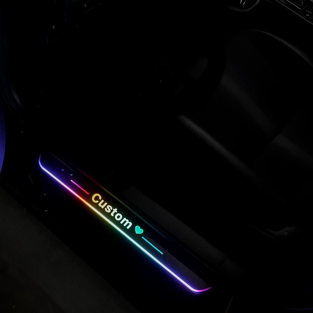 Custom Led Door Light Personalized Glow Custom Car Decoration