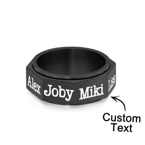 The smallest box, the biggest reaction: Engravable Ring Norse Viking Rotatable Band