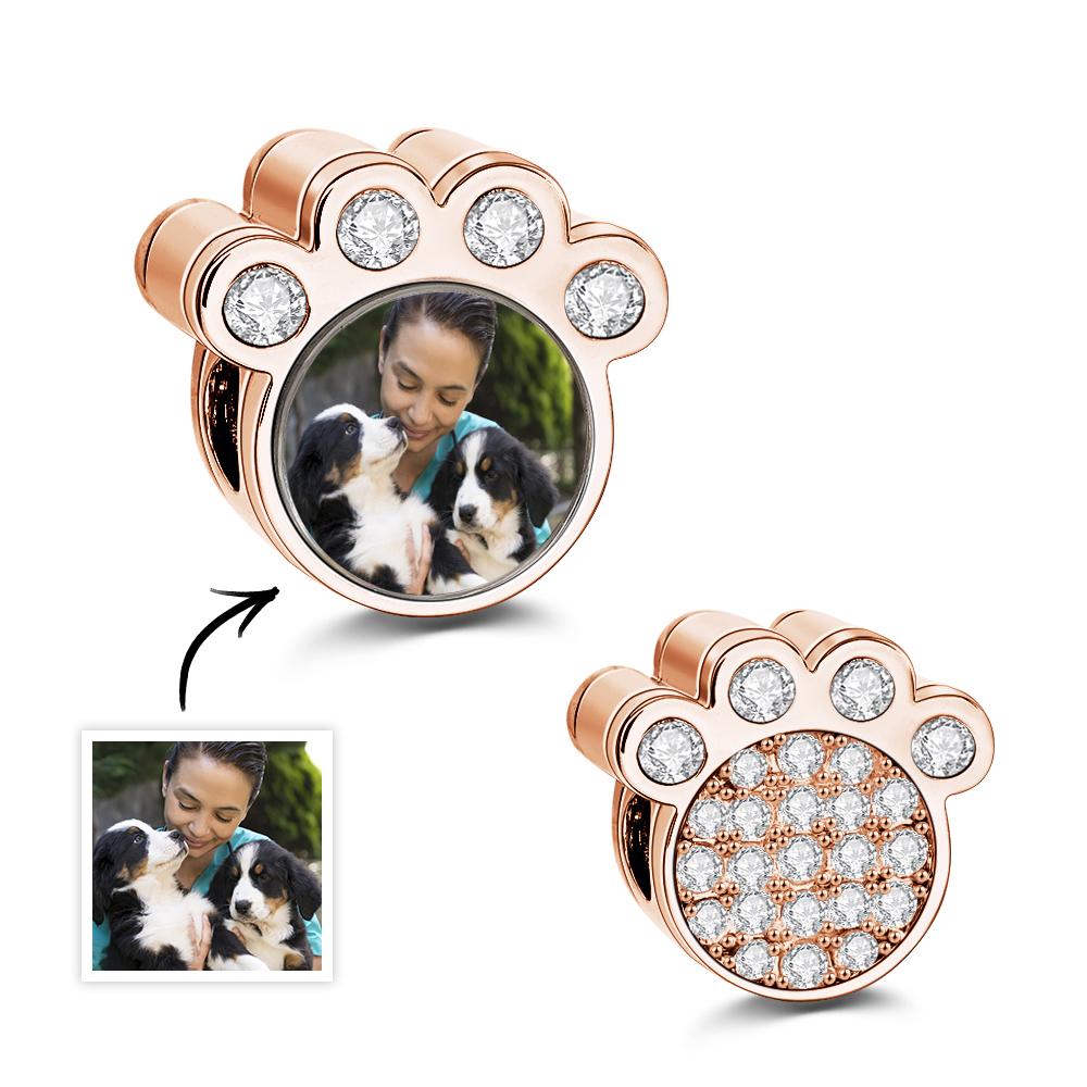 Stop Scrolling – This Is The One: Personalized Paw Photo Charm of Bracelet Custom