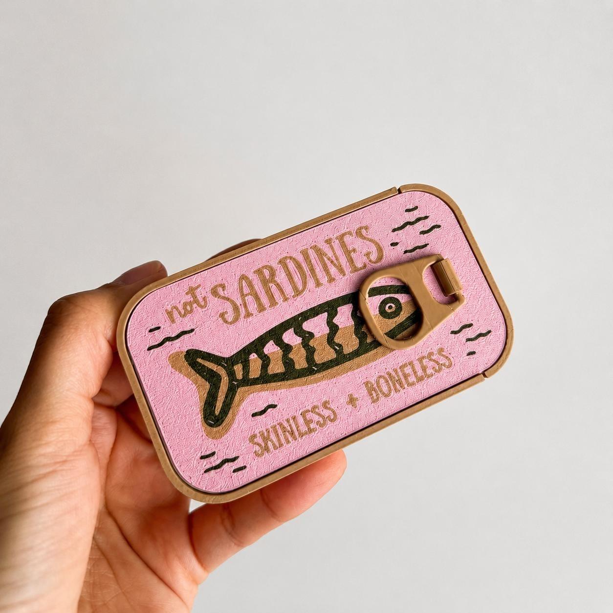 Fish Can Travel Jewelry Box – Cute Portable Jewelry Organizer Case