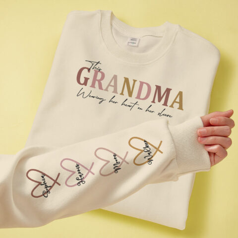 Wear the inside joke: Custom Name Hoodie Personalized Hoodies Wear Heart On Sleeve