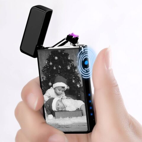 Photo Lighter Custom Photo Engraved Lighter Black Valentine’s