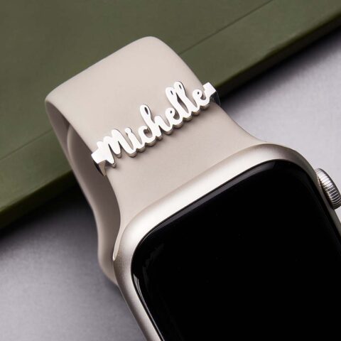 Custom Name Watch Band Accessory Personalized Name Watch Band Charm