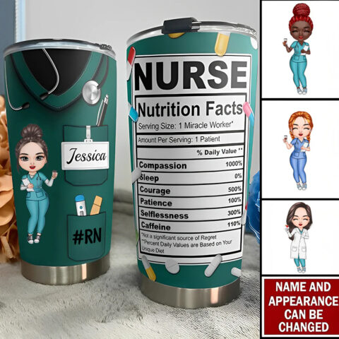 Their morning coffee, your morning text – combined: Custom Text and Accessories Tumbler
