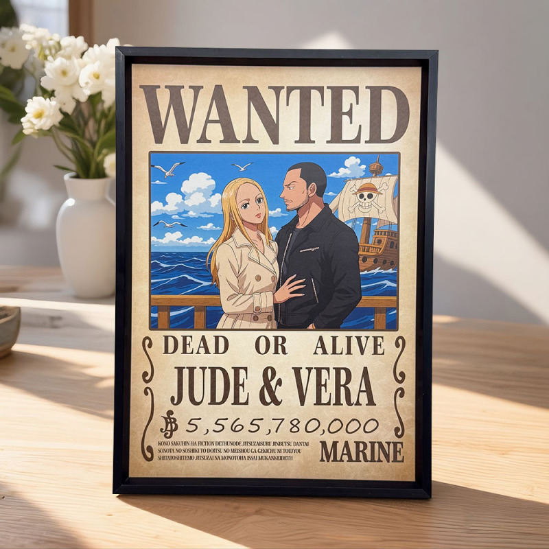 The gift that gets remembered long after the wrapping paper: Custom Anime Bounty Couple
