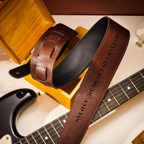 Custom Engraved Guitar Strap Crossbody Creative