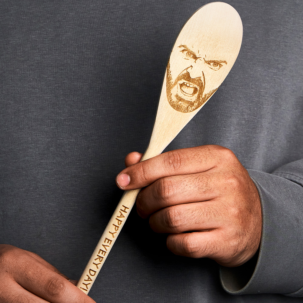 Made for one person in the world – them: Custom Face Spoon Any Face (Facial Features)