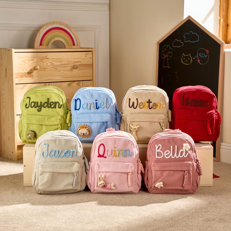 Personalized Toddler Backpack • Kindergarten Gift • Back to School •
