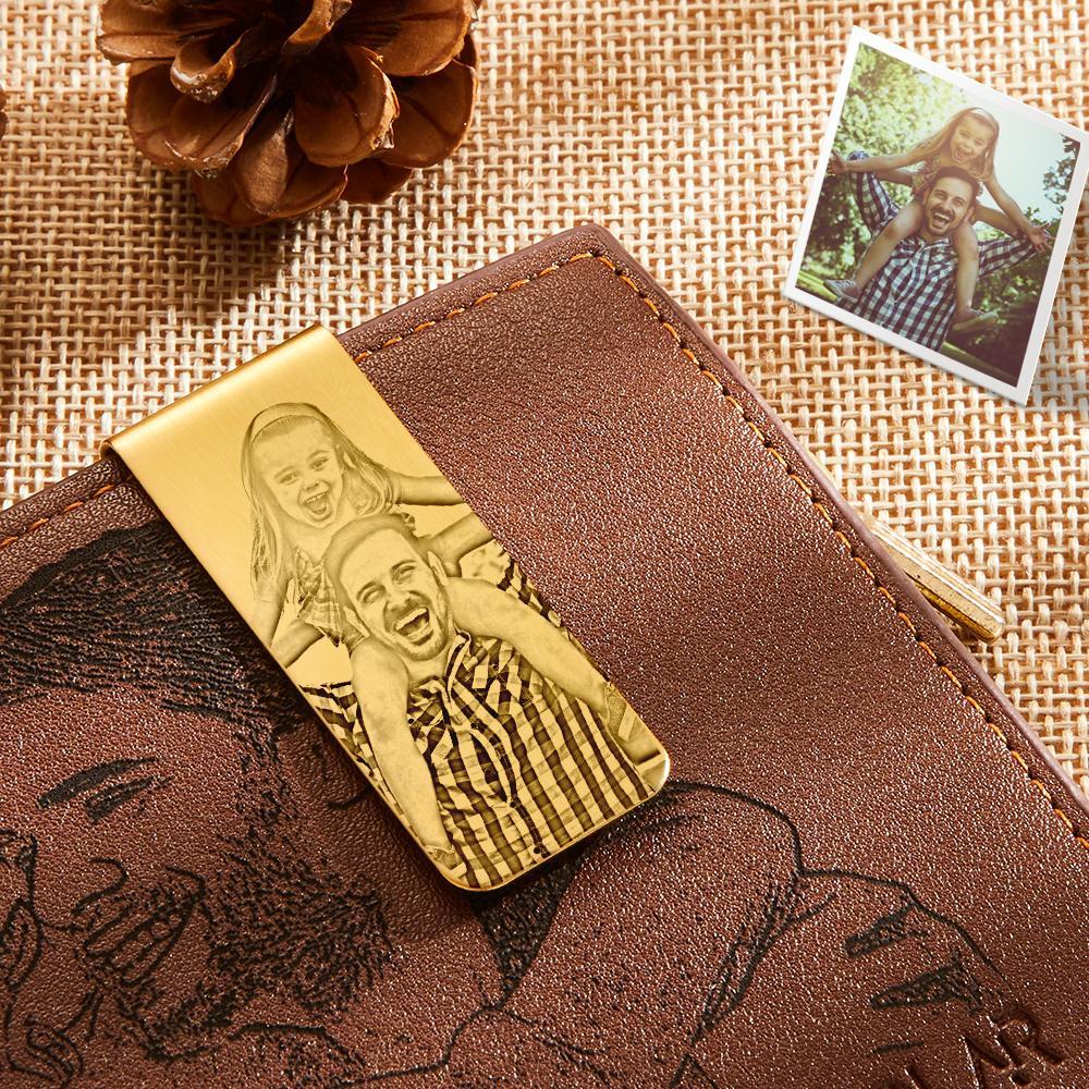 Custom Metal Money Clips Custom Your Photo Gift For Father Lover