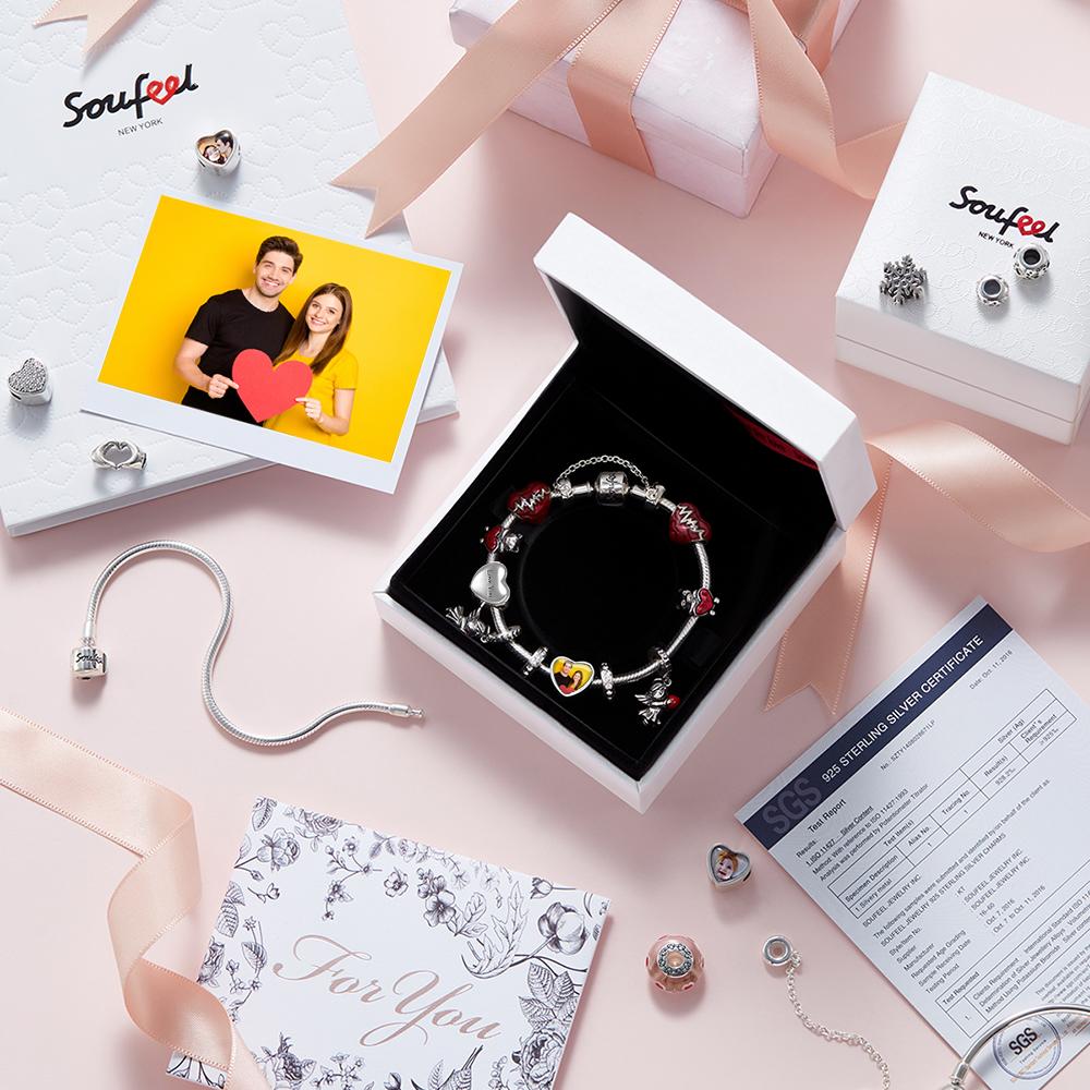 The Unexpected Favorite: Engraved Heart Photo Charm Picture Charm Gift For Couples