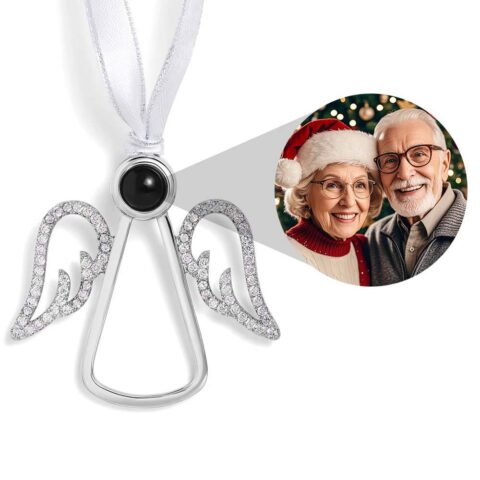 Personalized Angel Photo Ornament Christmas