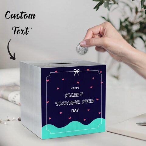 Personalized Piggy Bank Engraved Money Box For Mother