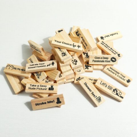 Personalized Block Tower Game for Couples – Valentine’s Day, Anniversary, or