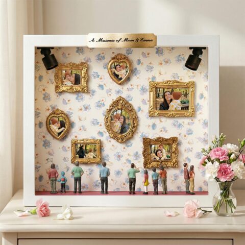 Made for one person in the world – them: Museum of Us Frame Personalized Miniature