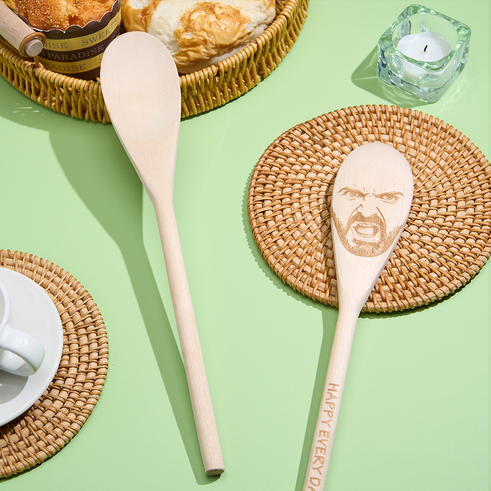 Made for one person in the world – them: Custom Face Spoon Any Face (Facial Features)