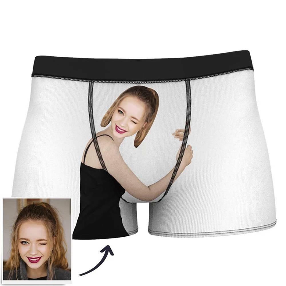 Custom Love Hug Boxer Shorts – Light Skin