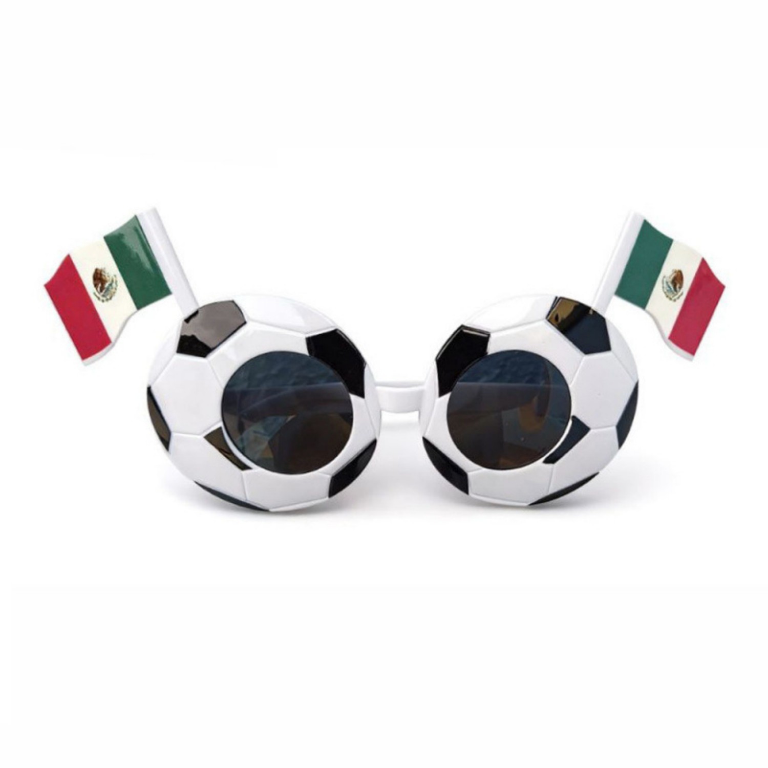 Soccer Pattern Glasses with National Flag Design Football Fan Party Sunglasses