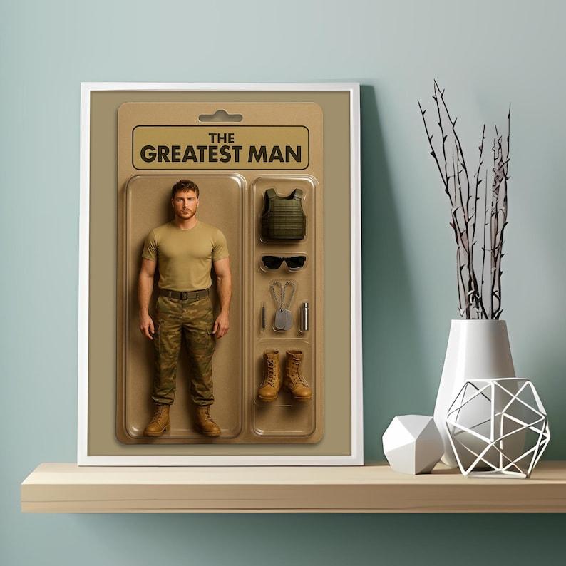 Fully Body Custom Action Figure Portraits | Personalized Toy Box Art