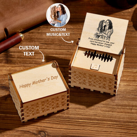 Stop Scrolling – This Is The One: Custom Photo and Text Digital Music Box Any Song Tune or