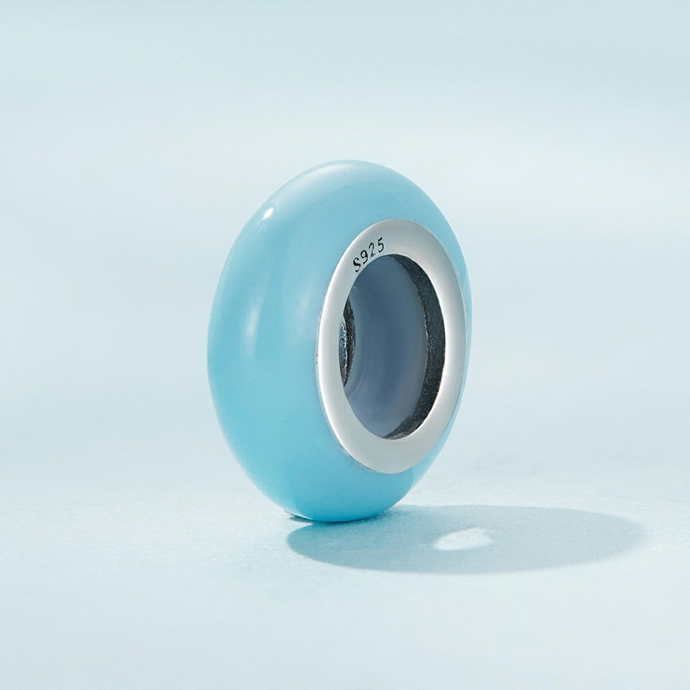 Every charm tells a chapter – start their story today: Macaron Cyan Stopper Charm Spacer
