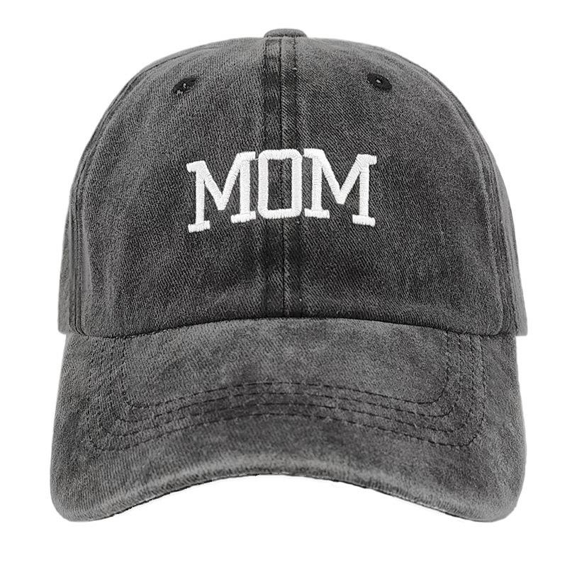 Made for one person in the world – them: Vintage Washed Cotton DAD MOM Embroidered