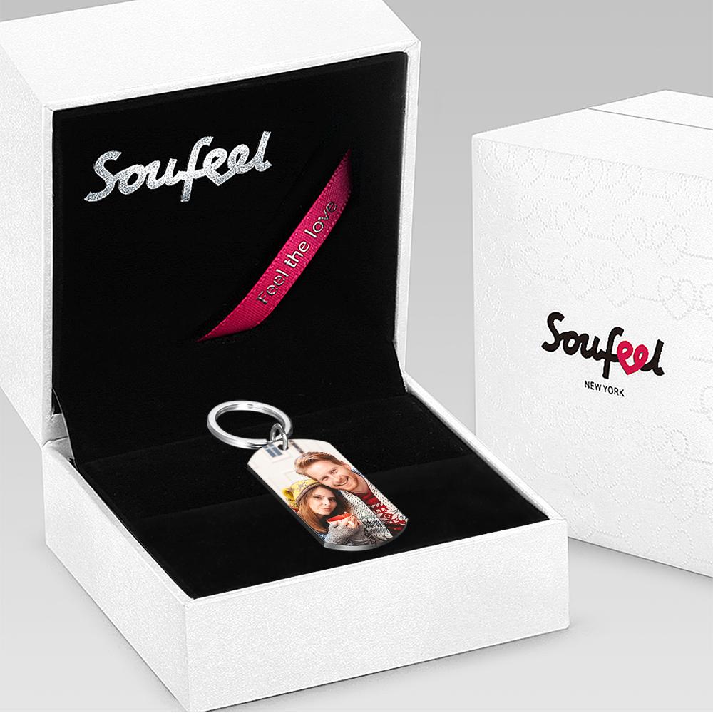 The reminder they touch every time they leave home: Custom Calendar Engraved Tag Key