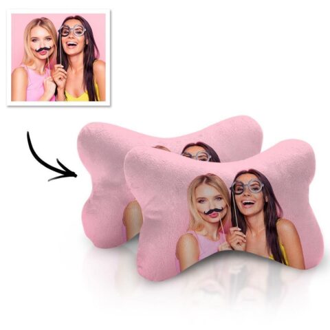 Custom Photo Car Neck Pillow Friend Theme