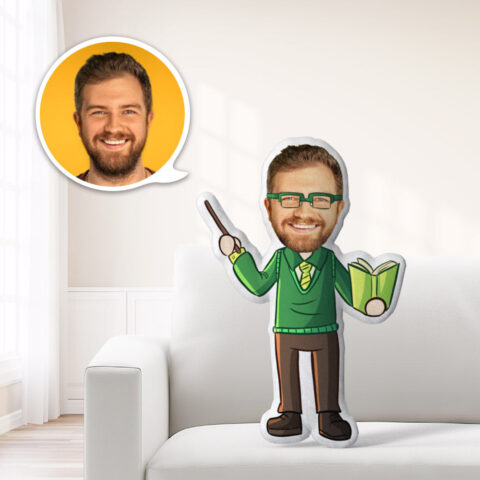 Custom Teacher Minime Throw Pillow Unique Personalized Minime Throw Pillow Give