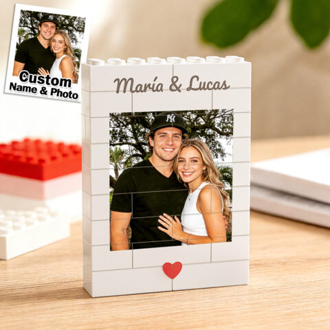 The gift that gets remembered long after the wrapping paper: Custom Photo Building Brick