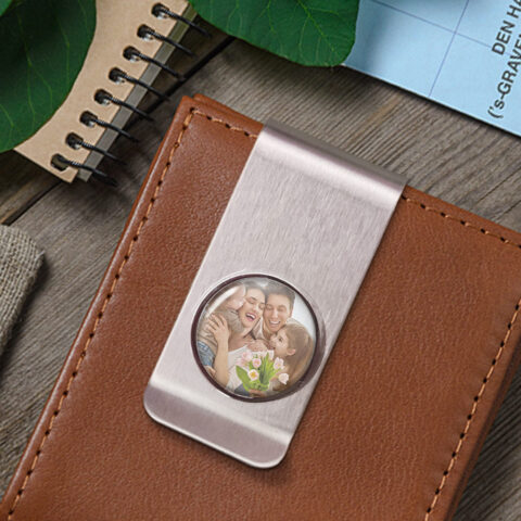 Custom Photo Metal Money Clips Personalized Money Clips Gift for Father