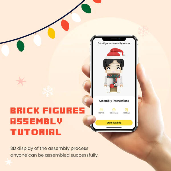 Custom Brick Figures Personalized Photo Brick Figures DIY Brick Figures Create