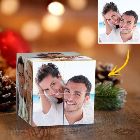 The gift that becomes quality time together: Folding Picture Cube Custom Best