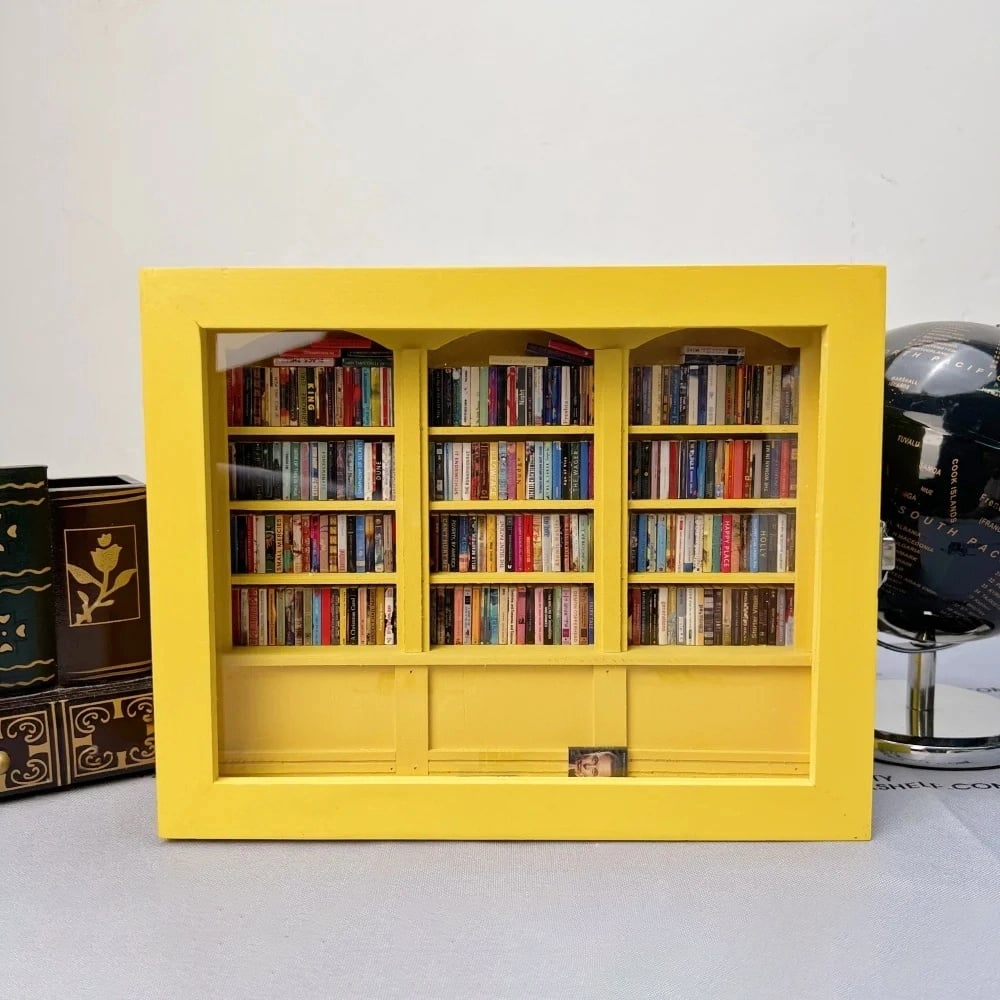 Not Available in Stores: Anxiety Bookshelf Yellow Shake Away Your Anxiety Stress Relief